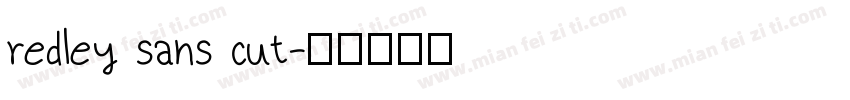 redley sans cut字体转换